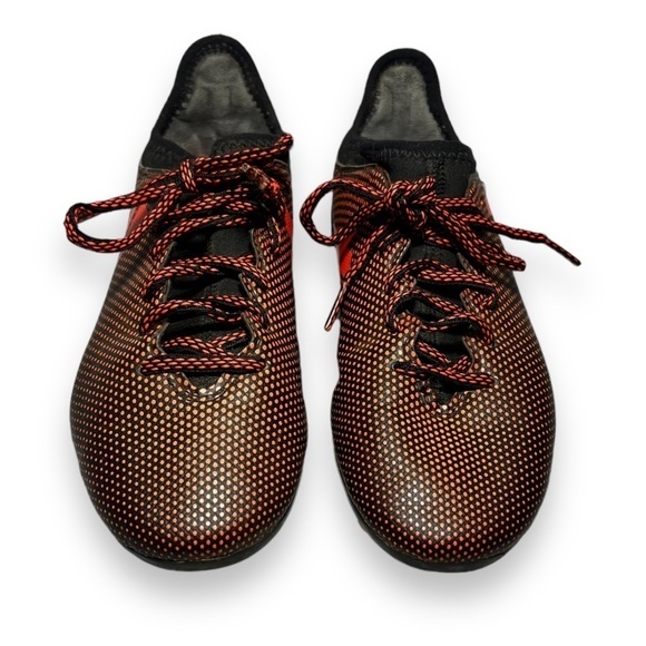 ADIDAS JR. X 17.3 FG Soccer Cleats Black/Solar Red Size 4 - Picture 2 of 7